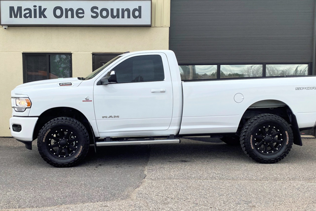 2022 RAM 2500 with professional window tint in North Bay